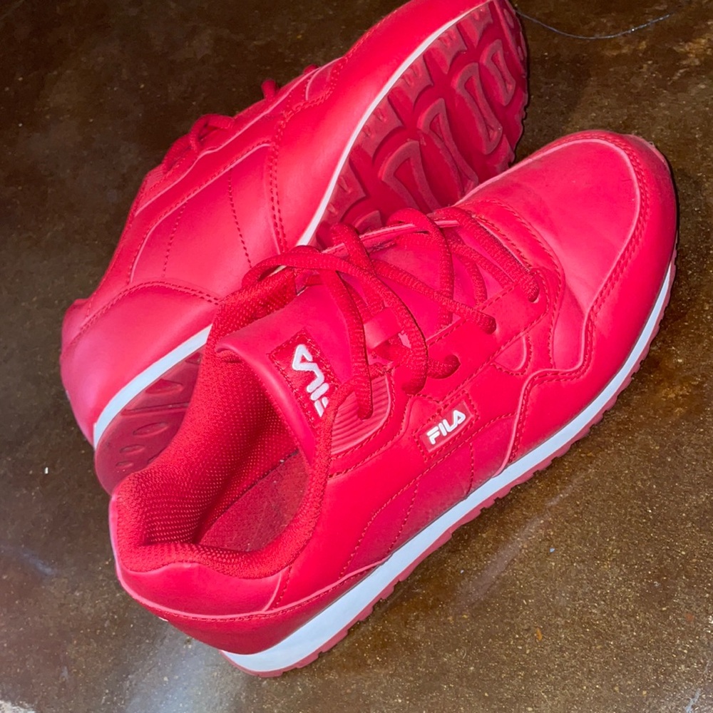 Red Fila Shoes
